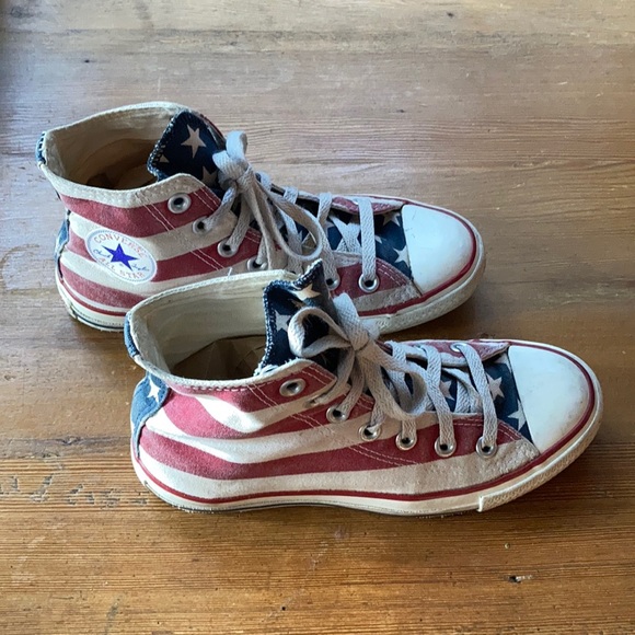 flag converse shoes